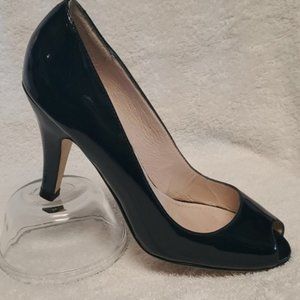 Steve Madden Dark Navy Patent Leather Stilletos Size 10